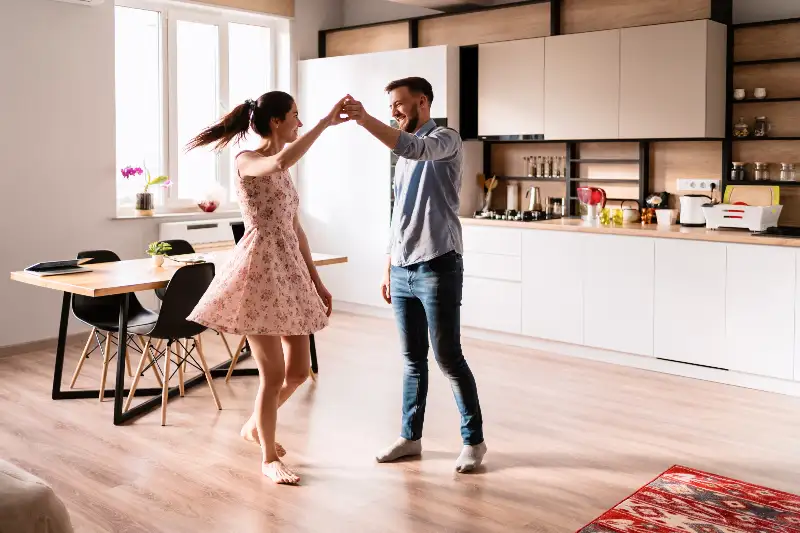 Mastering a dance step together stands as one of the uniquely enjoyable first date ideas